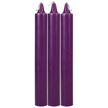 japanese drip candles - all purple
